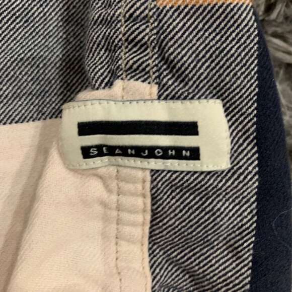 Sean John Legacy Plaid Button-Up Shirt Yellow Brown Men’s Long Sleeve Casual 3XL - Picture 2 of 6